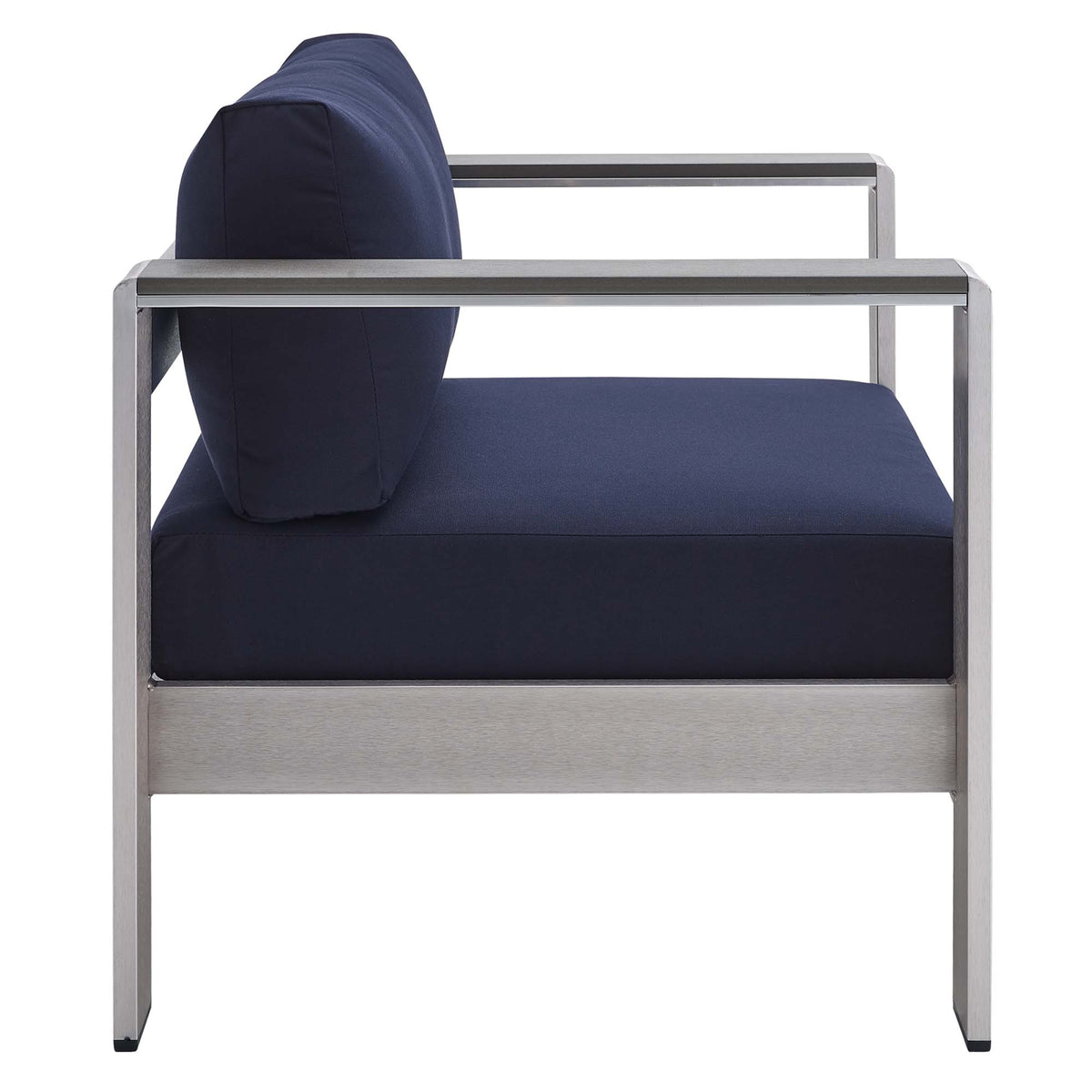 Shore 7 Piece Sunbrella® Fabric Outdoor Patio Aluminum Set by Modway