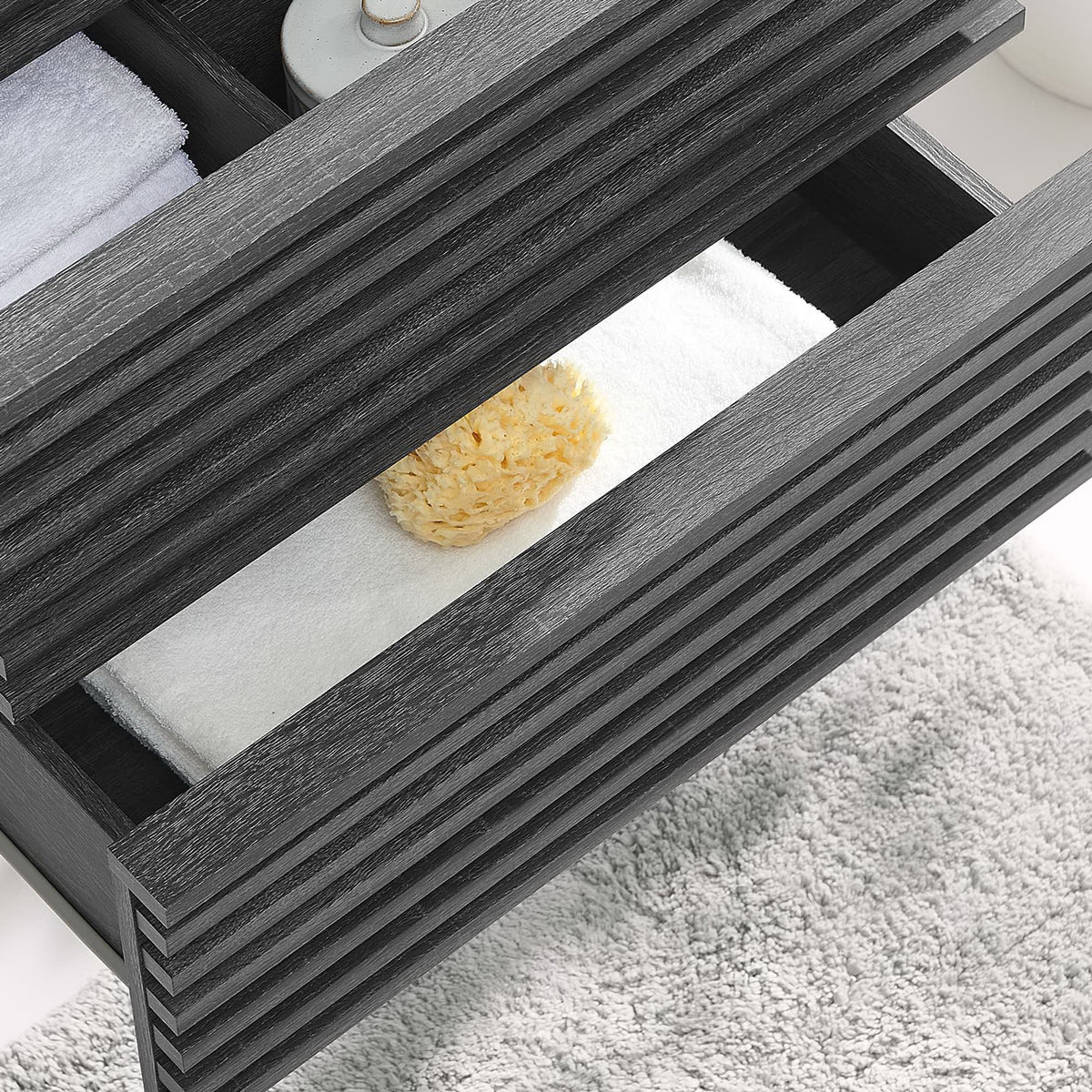 Render Wall-Mount Bathroom Vanity Cabinet (Sink Basin Not Included) by Modway
