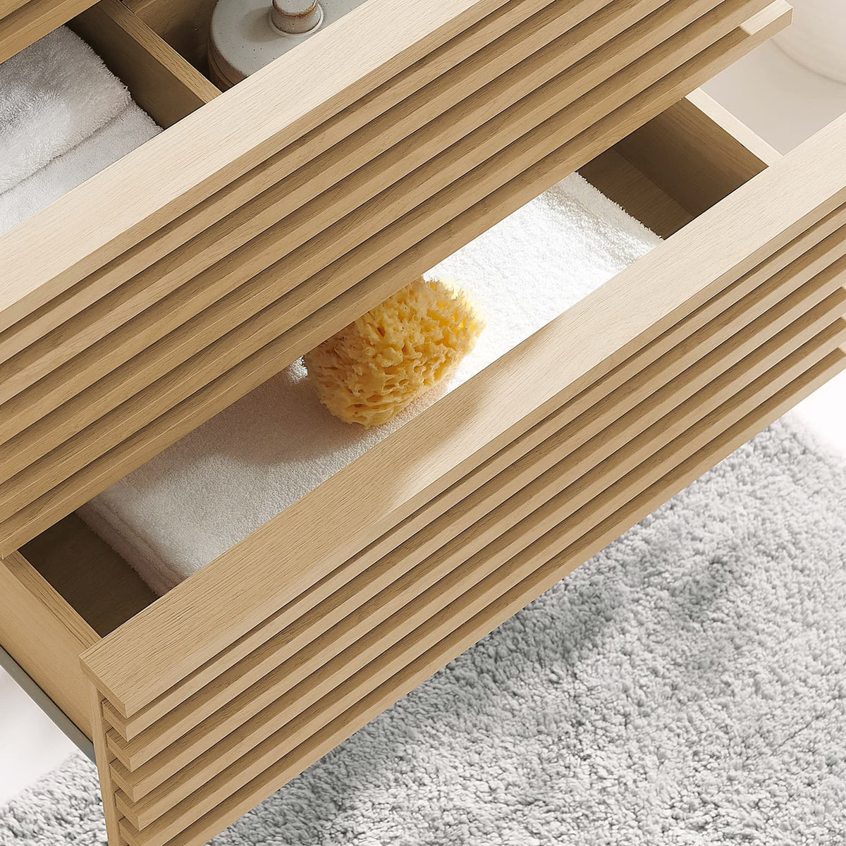 Render Wall-Mount Bathroom Vanity Cabinet (Sink Basin Not Included) by Modway