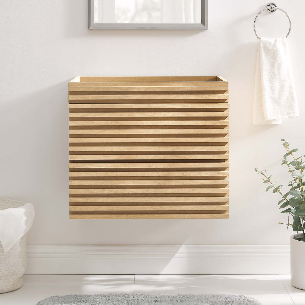 Render Wall-Mount Bathroom Vanity Cabinet (Sink Basin Not Included) by Modway