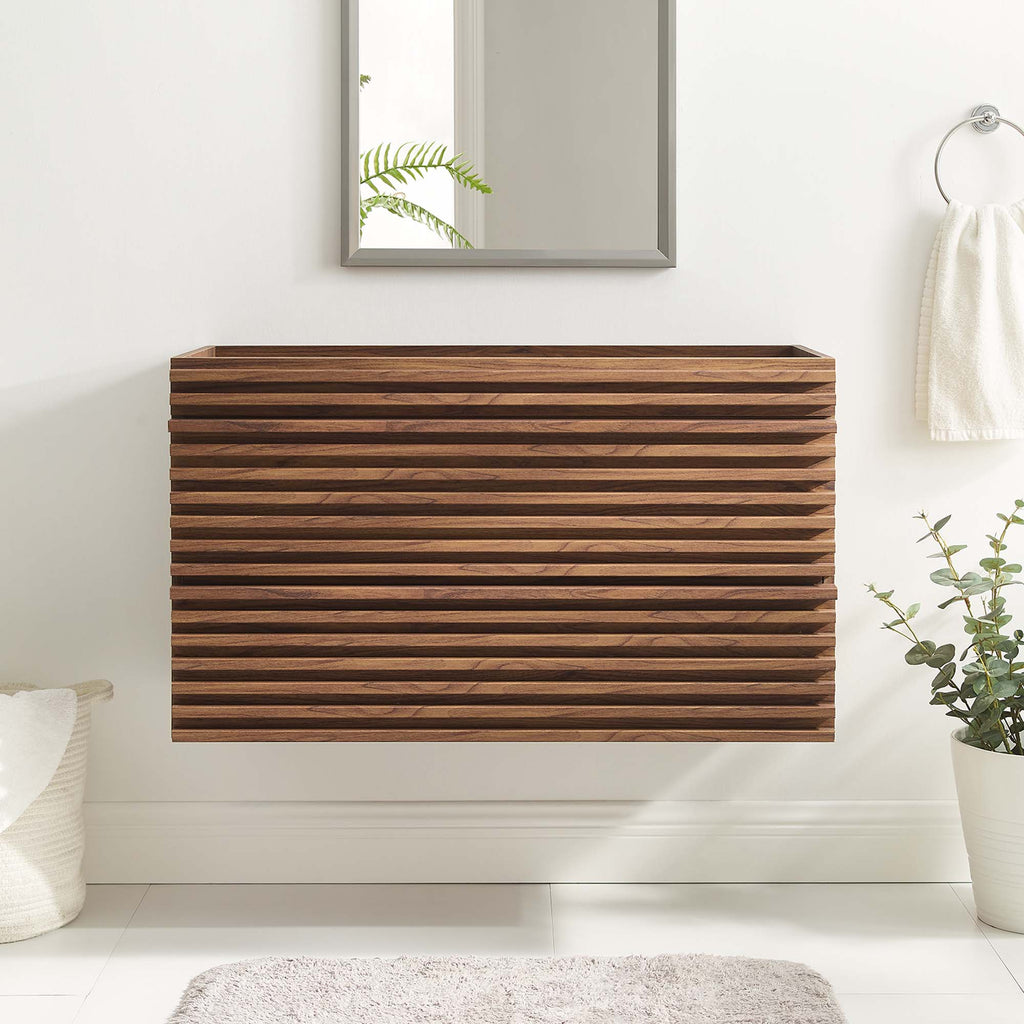Render Wall-Mount Bathroom Vanity Cabinet (Sink Basin Not Included) by Modway