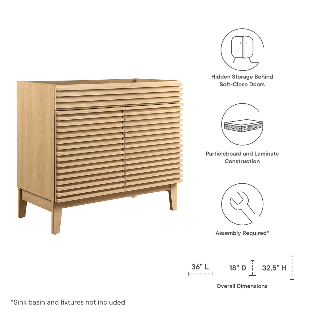 Render Bathroom Vanity Cabinet by Modway