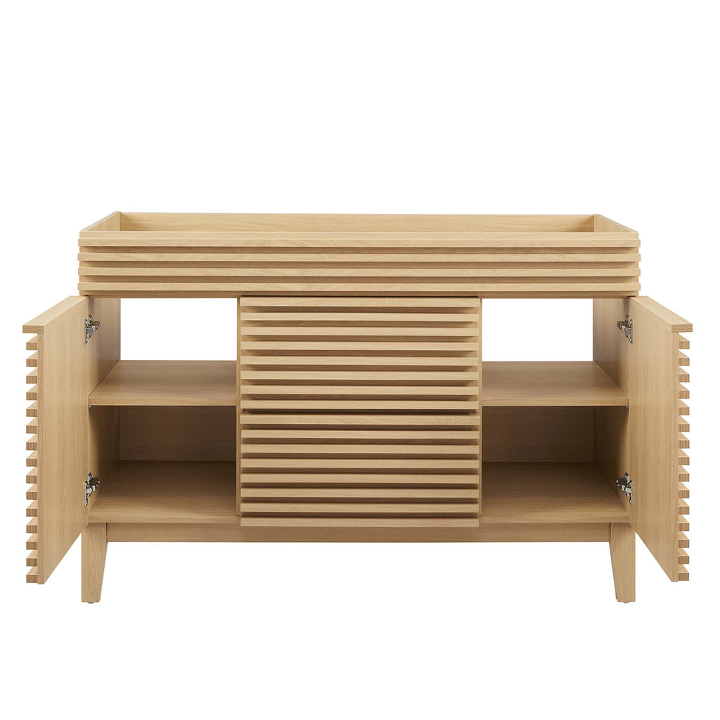 Render Single Sink Compatible (not included) Bathroom Vanity Cabinet by Modway