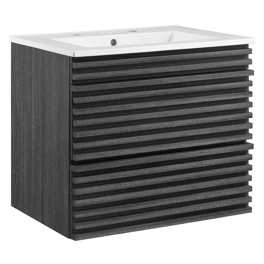 Render Wall-Mount Bathroom Vanity by Modway