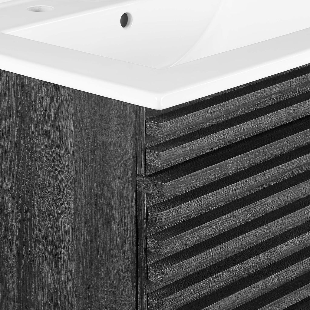 Render Wall-Mount Bathroom Vanity by Modway