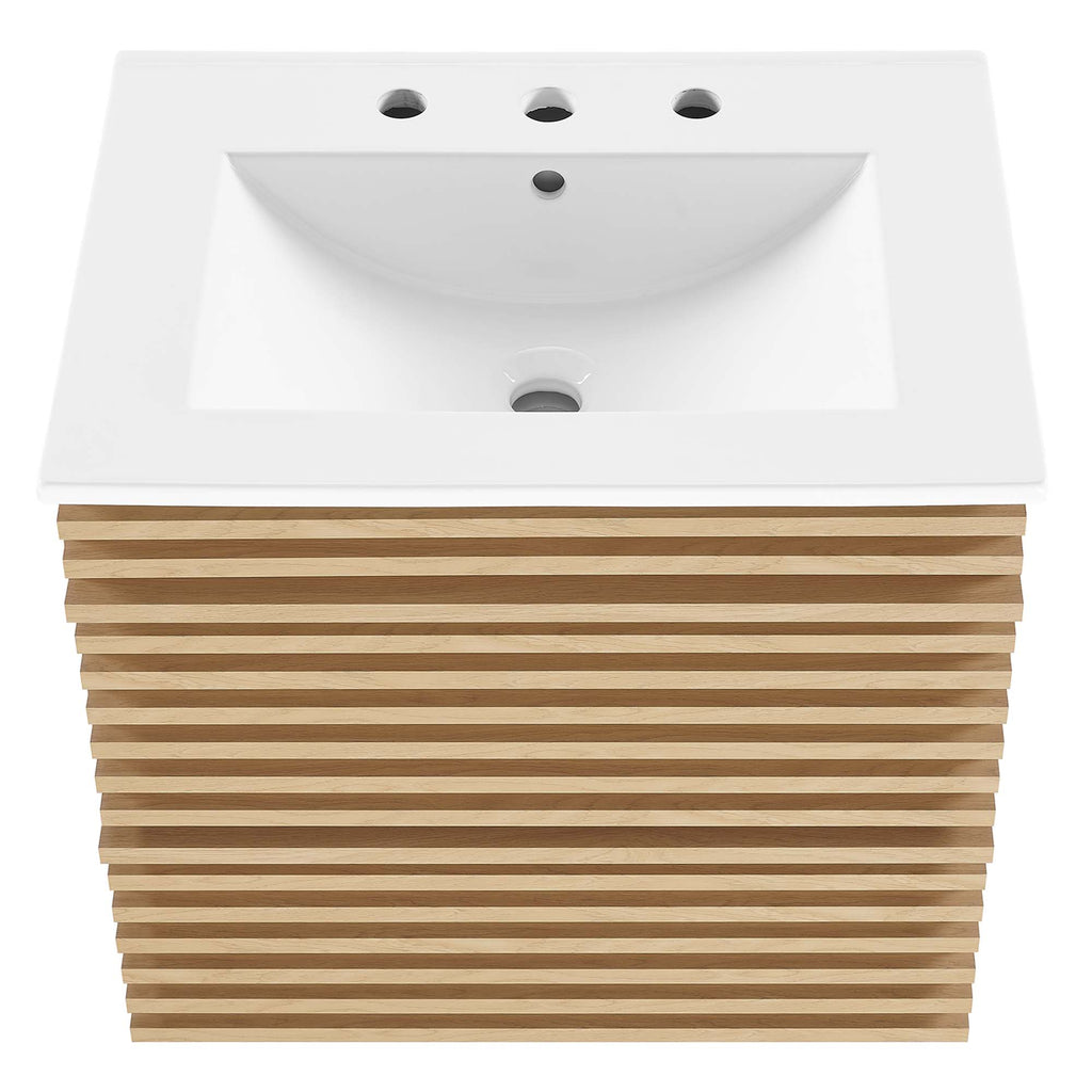 Render Wall-Mount Bathroom Vanity by Modway