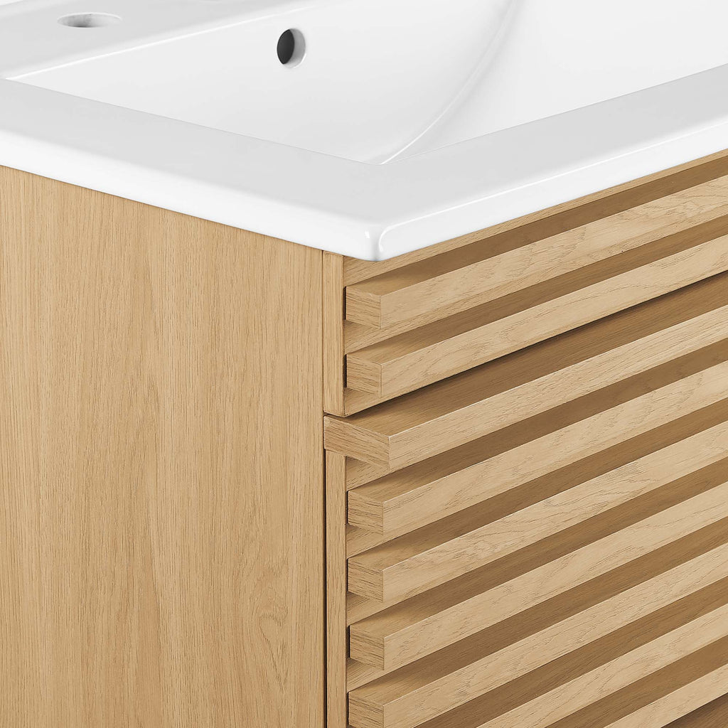 Render Wall-Mount Bathroom Vanity by Modway