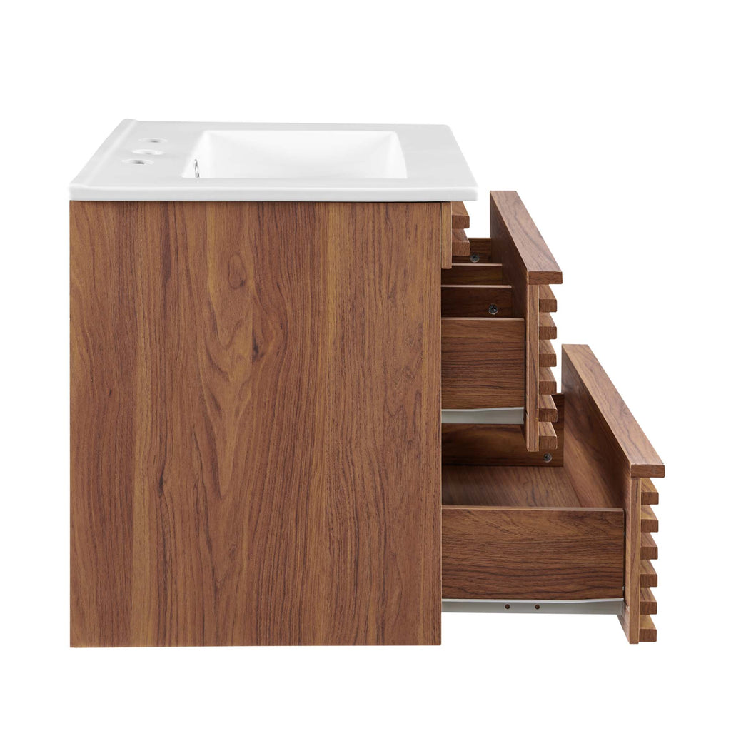 Render Wall-Mount Bathroom Vanity by Modway