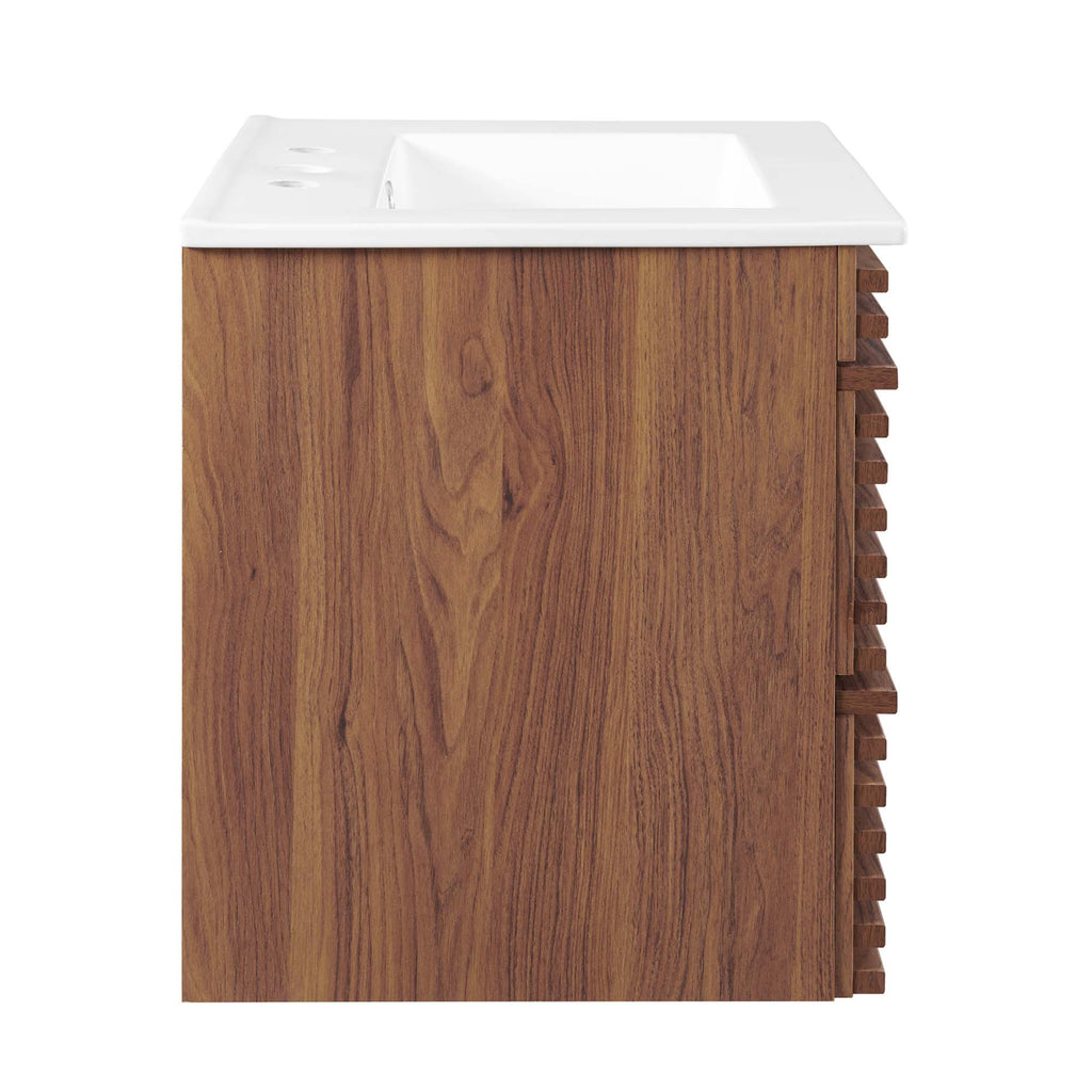 Render Wall-Mount Bathroom Vanity by Modway