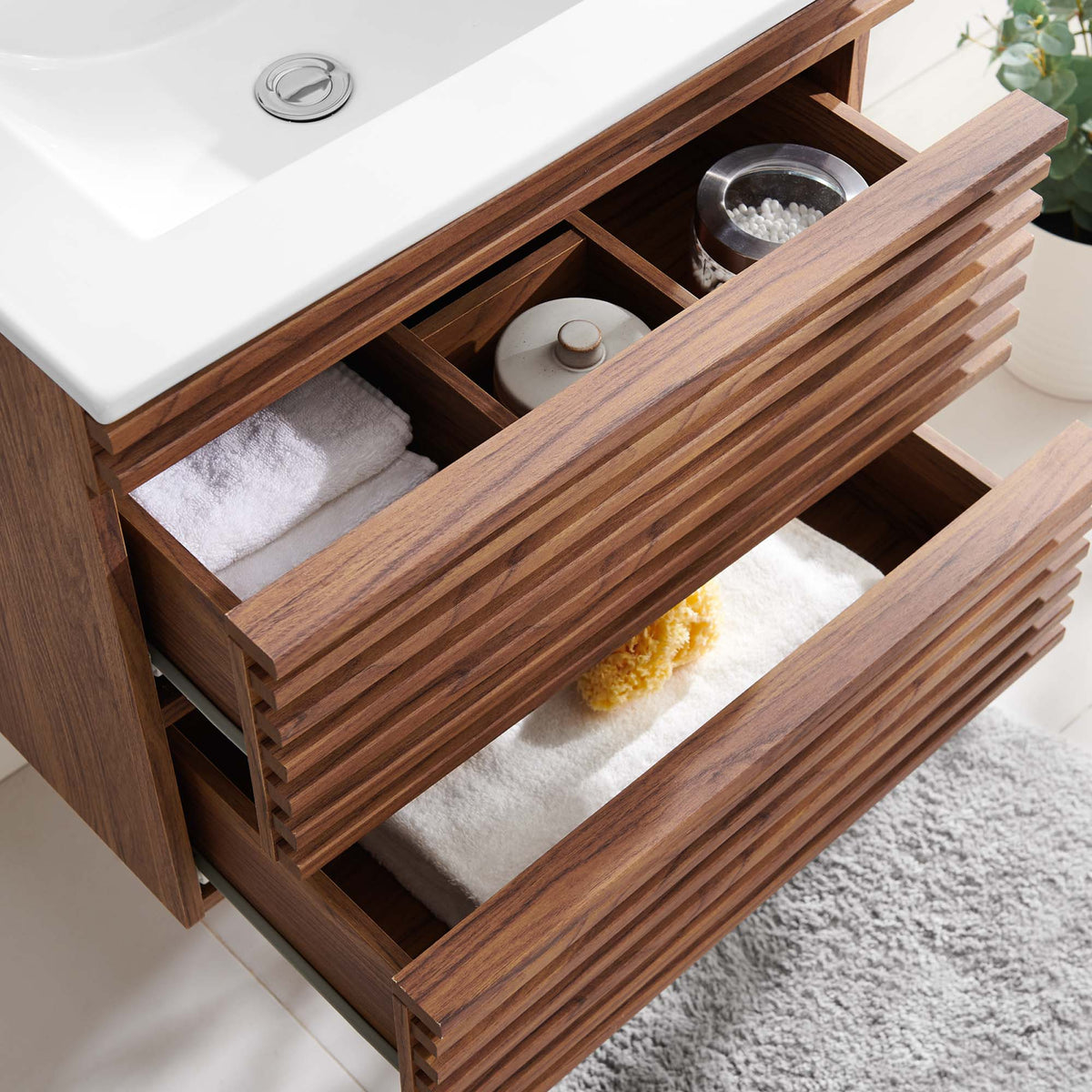 Render Wall-Mount Bathroom Vanity by Modway