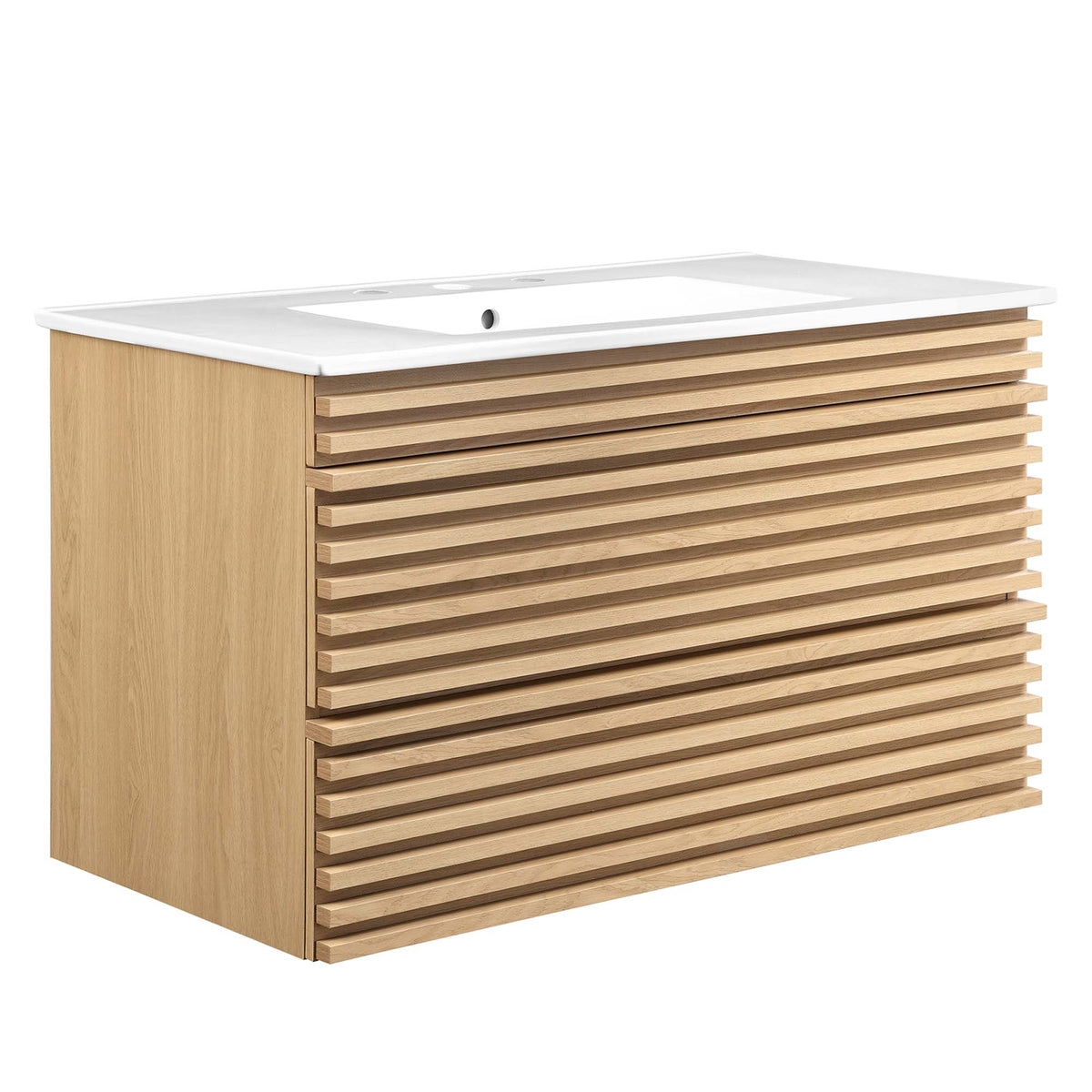 Render Wall-Mount Bathroom Vanity by Modway