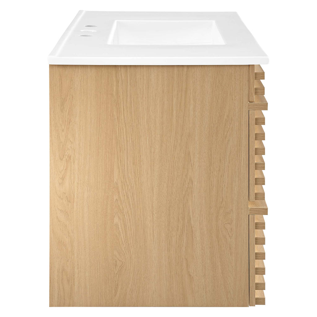 Render Wall-Mount Bathroom Vanity by Modway