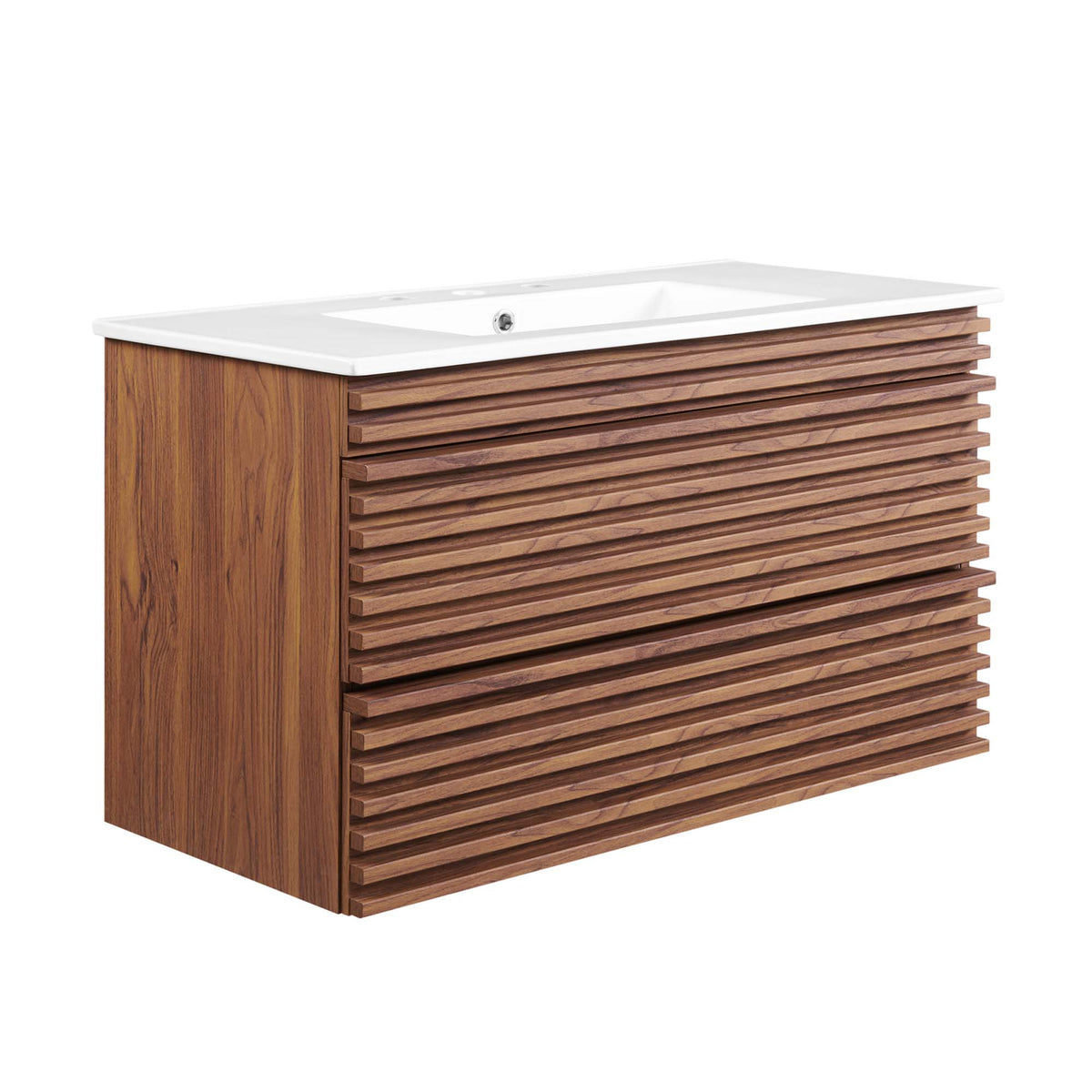 Render Wall-Mount Bathroom Vanity by Modway
