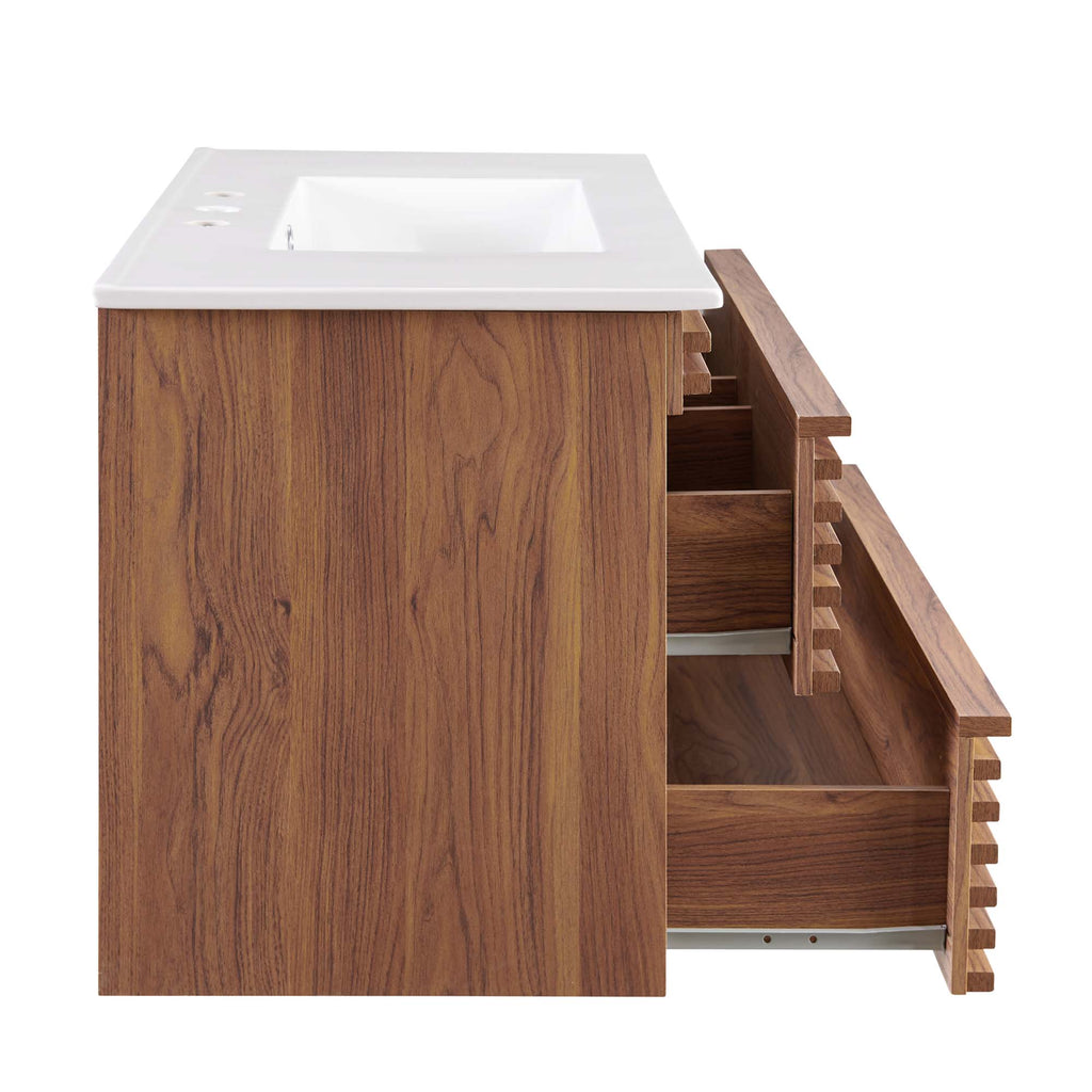 Render Wall-Mount Bathroom Vanity by Modway