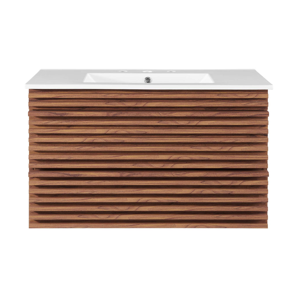 Render Wall-Mount Bathroom Vanity by Modway