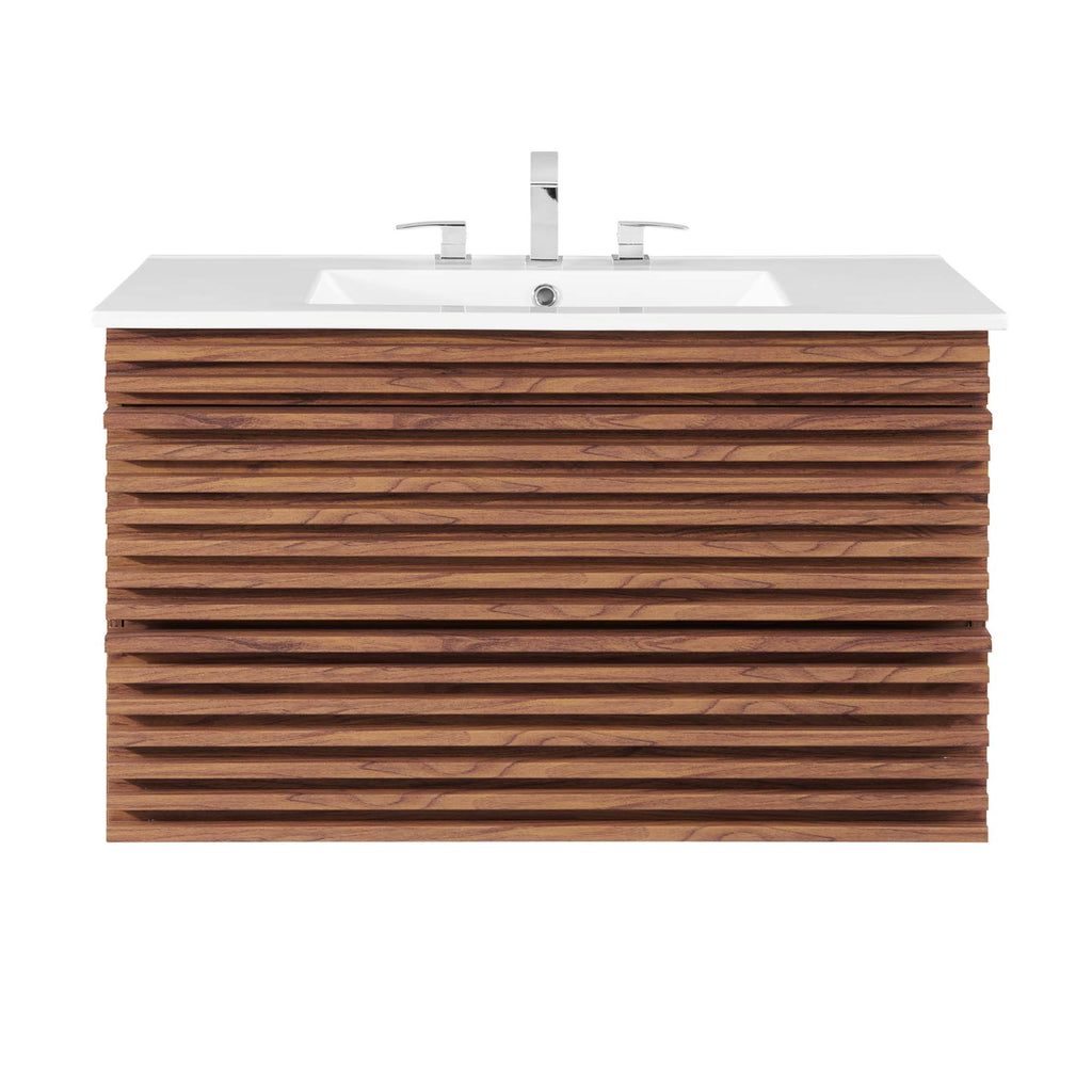 Render Wall-Mount Bathroom Vanity by Modway