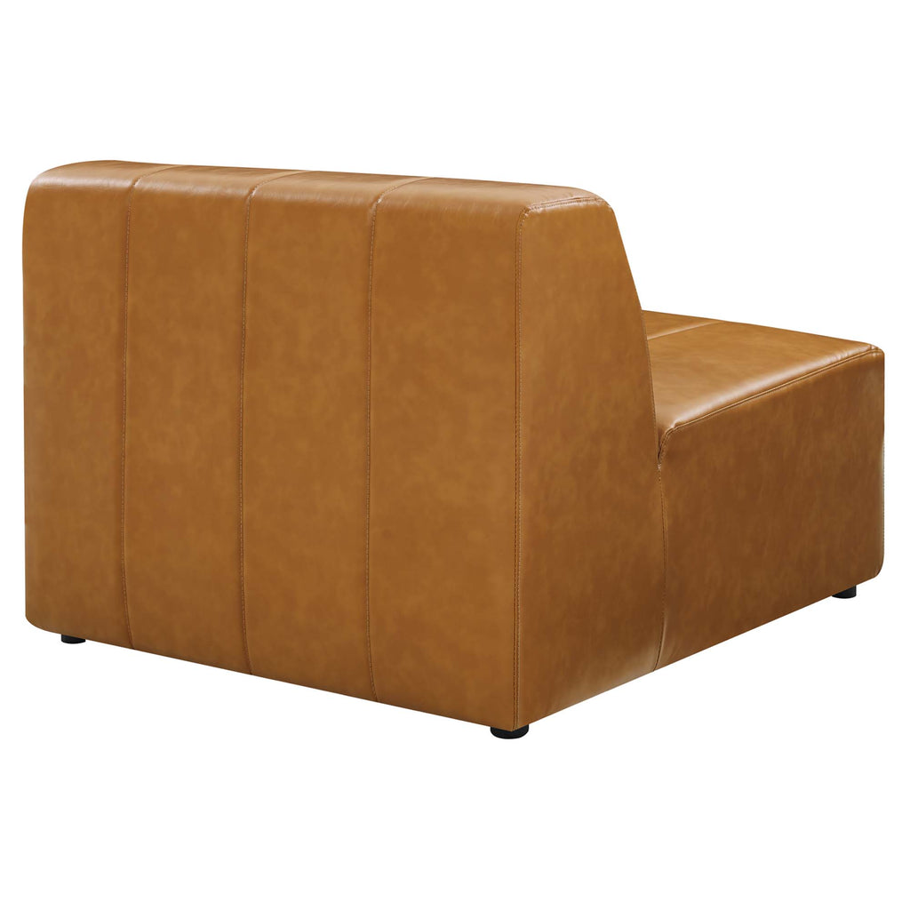 Bartlett 6-Piece Vegan Leather Sectional Sofa by Modway