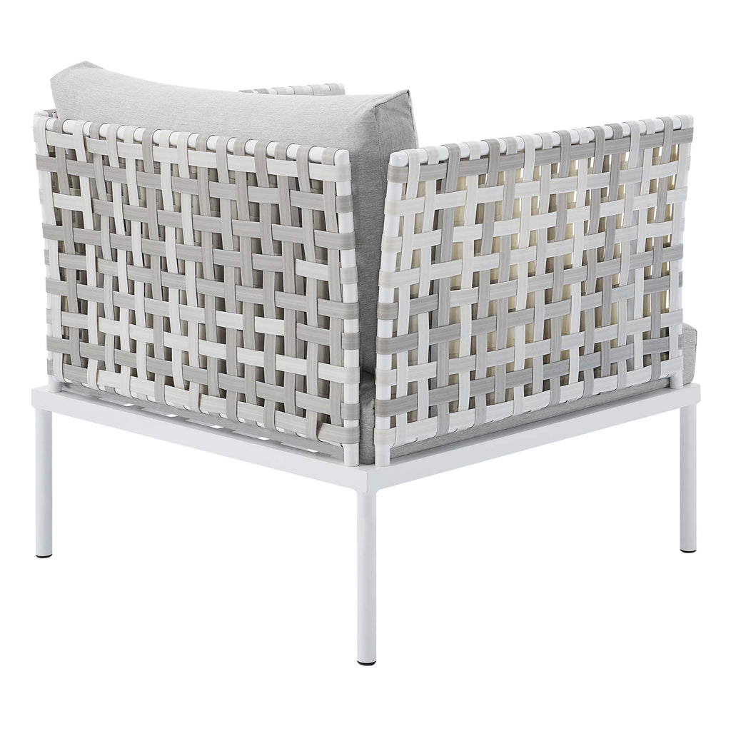 Harmony Sunbrella® Basket Weave Outdoor Patio Aluminum Armchair by Modway