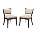 Pristine Upholstered Fabric Dining Chairs Set of 2 by Modway