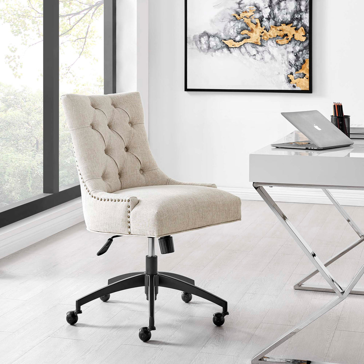Regent Tufted Fabric Office Chair by Modway
