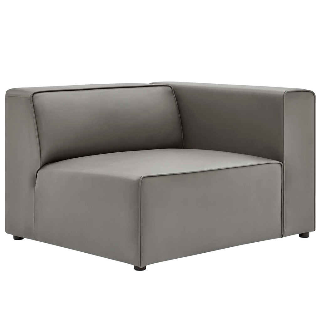 Mingle Vegan Leather Right-Arm Chair by Modway