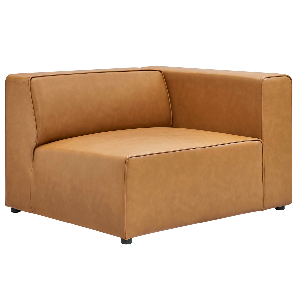 Mingle Vegan Leather Right-Arm Chair by Modway