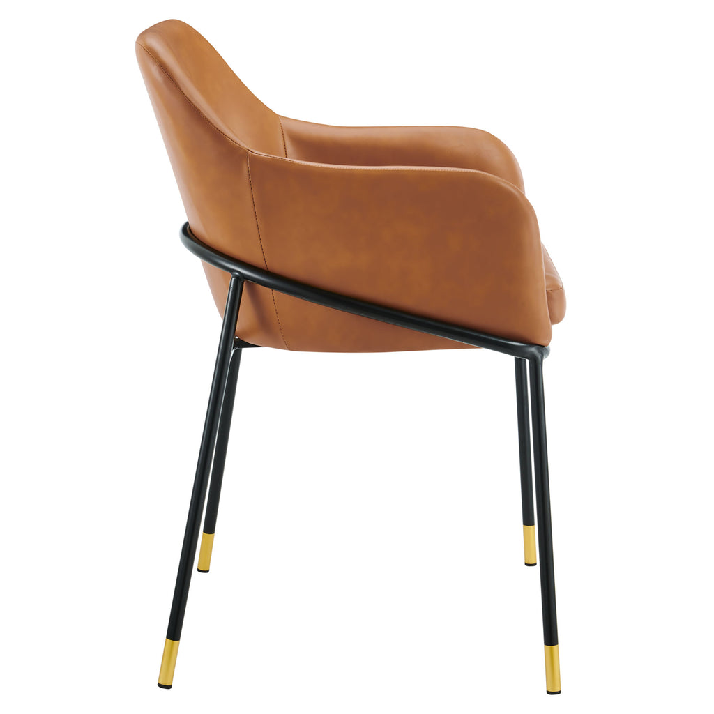 Jovi Vegan Leather Dining Chair by Modway