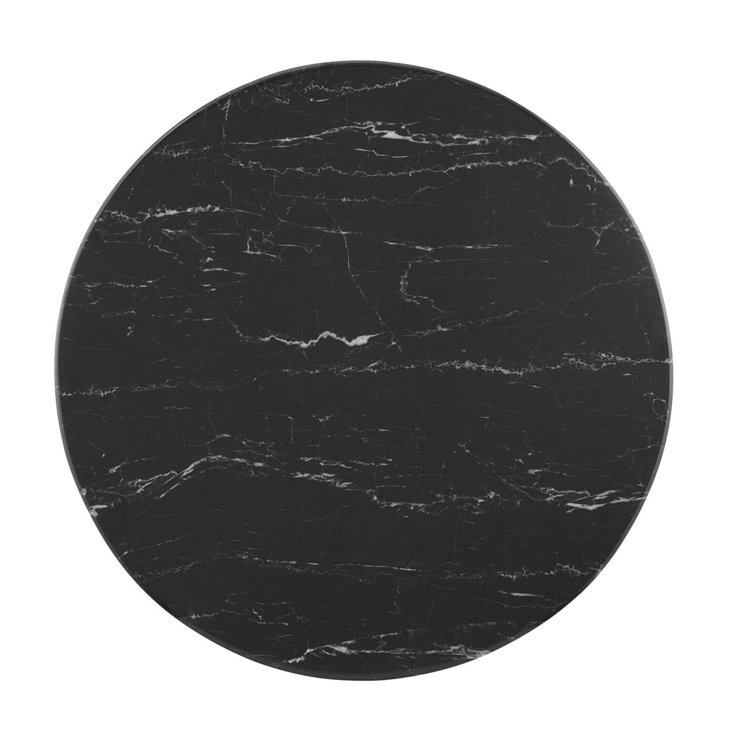 Verne Artificial Marble Dining Table by Modway