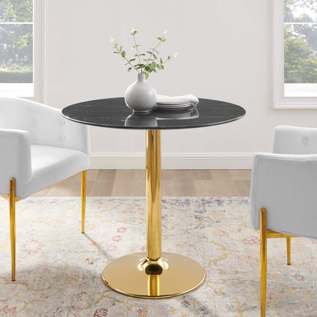 Verne Artificial Marble Dining Table by Modway