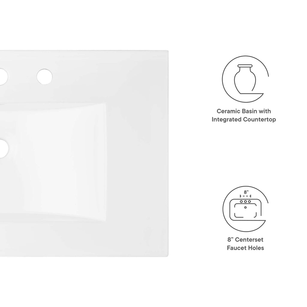 Cayman Bathroom Sink by Modway