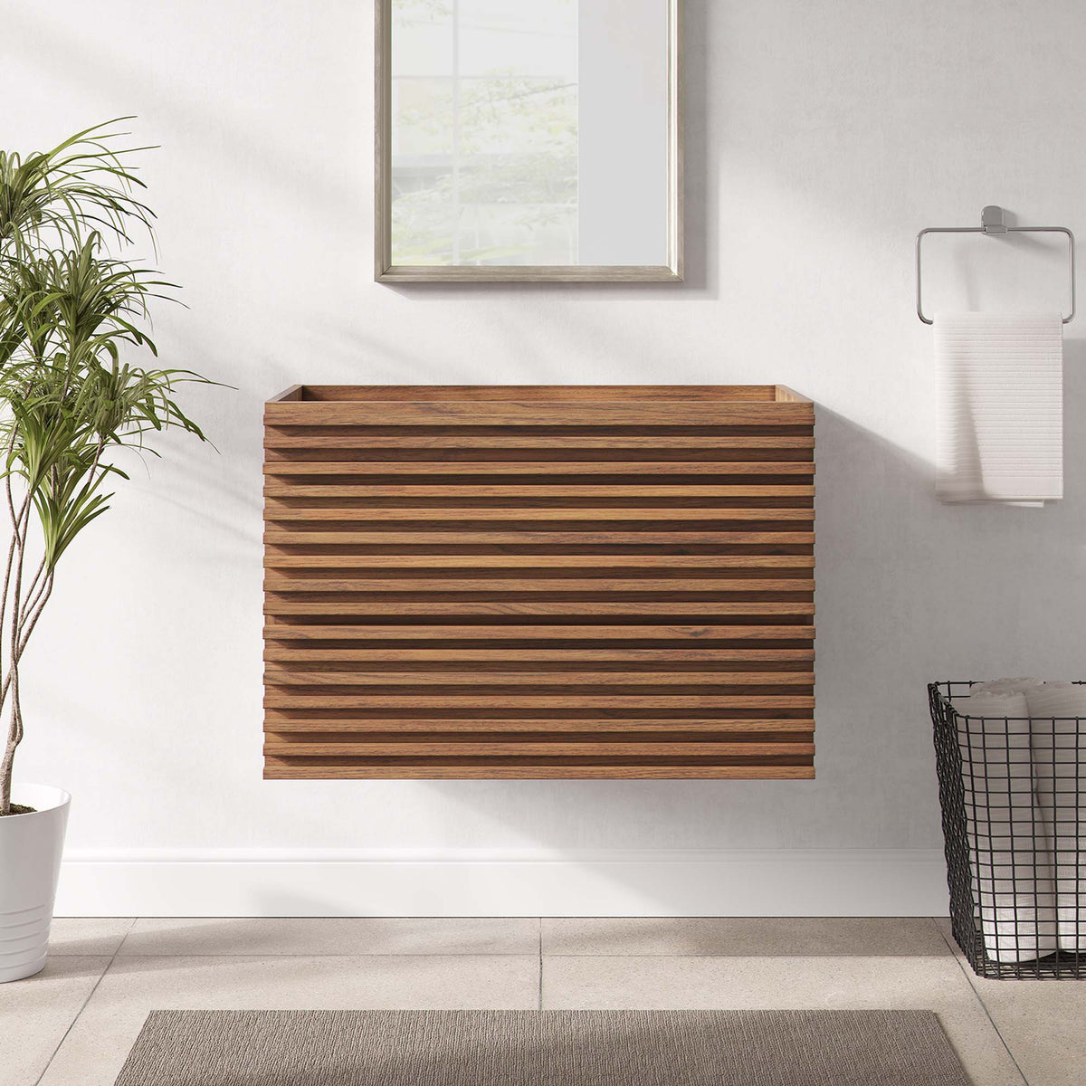 Render Wall-Mount Bathroom Vanity Cabinet (Sink Basin Not Included) by Modway