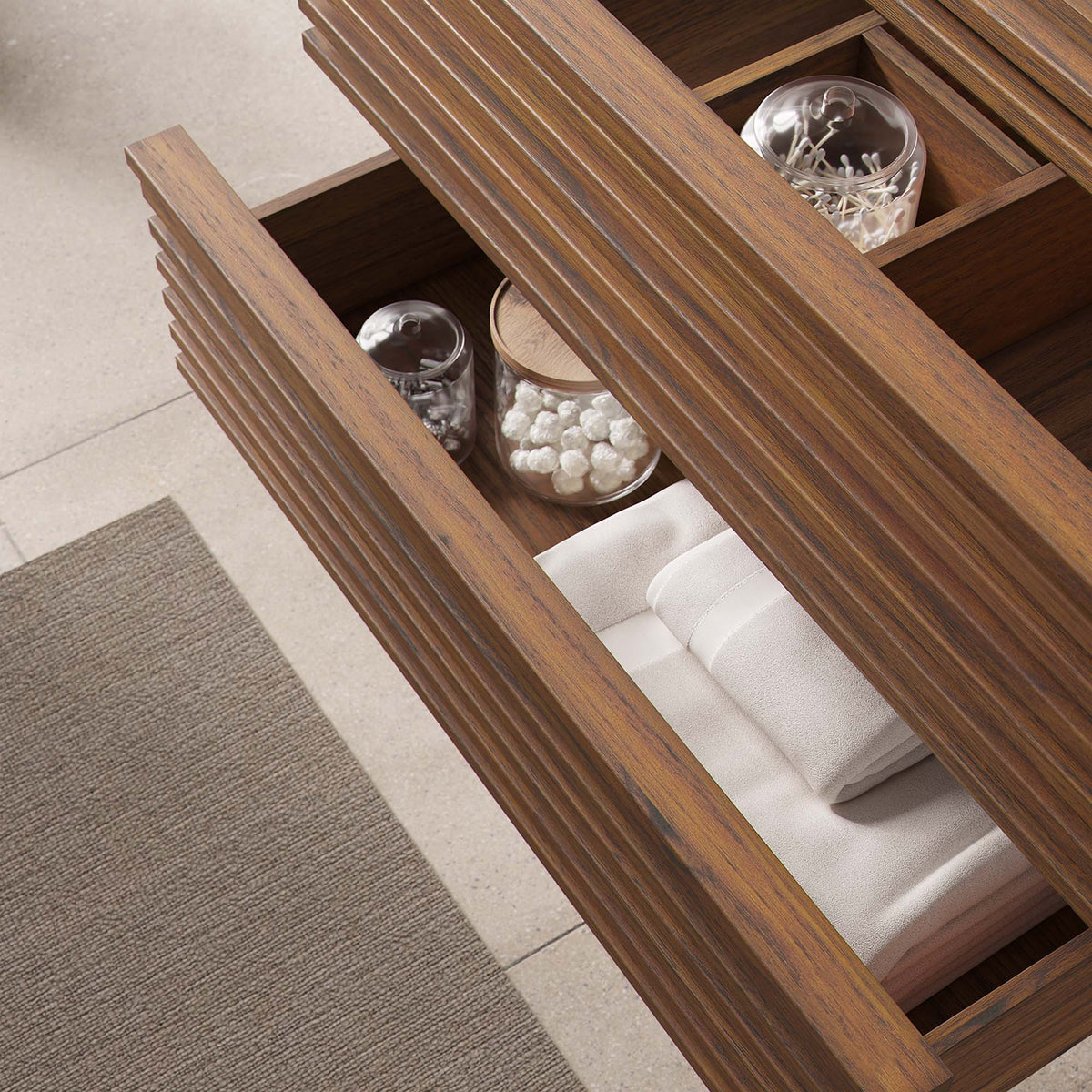 Render Wall-Mount Bathroom Vanity Cabinet (Sink Basin Not Included) by Modway