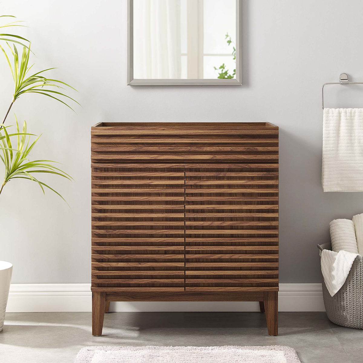Render Bathroom Vanity Cabinet (Sink Basin Not Included) by Modway