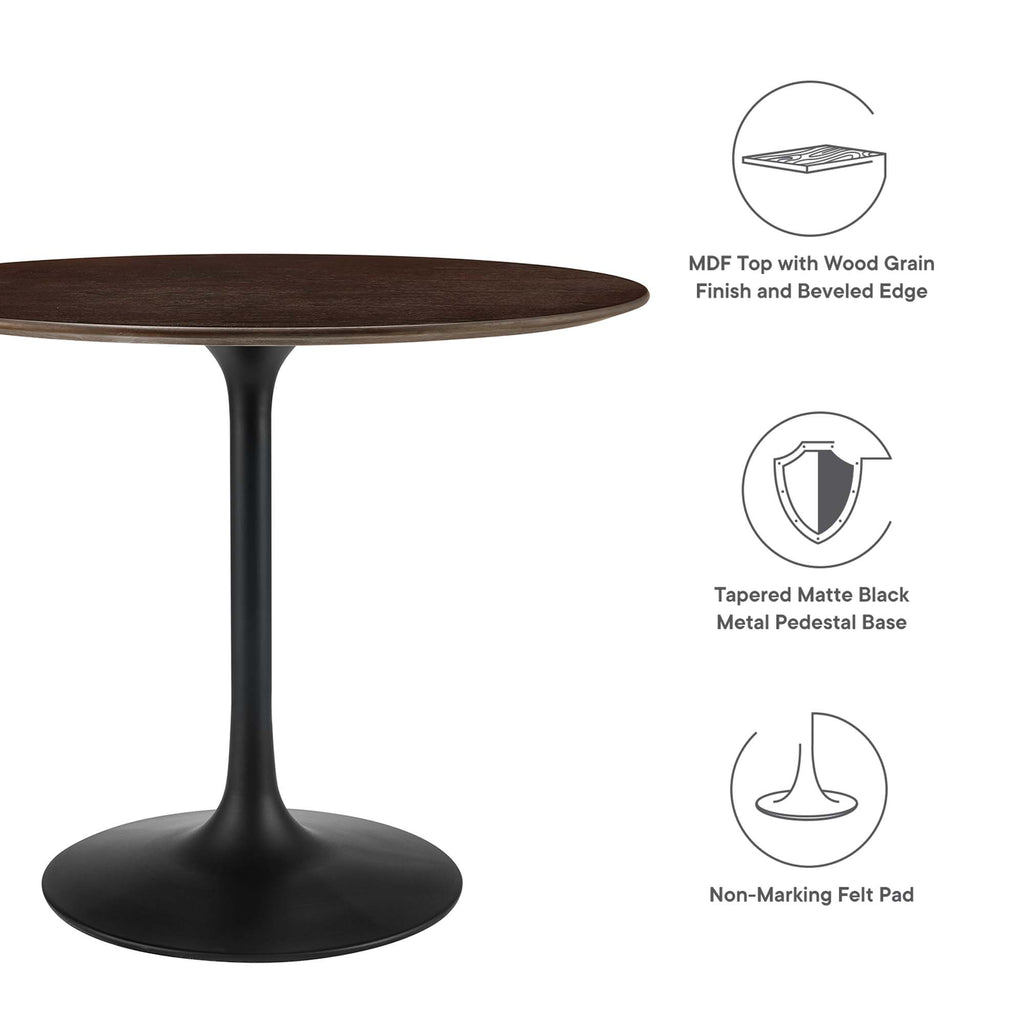 Lippa Round Wood Dining Table by Modway