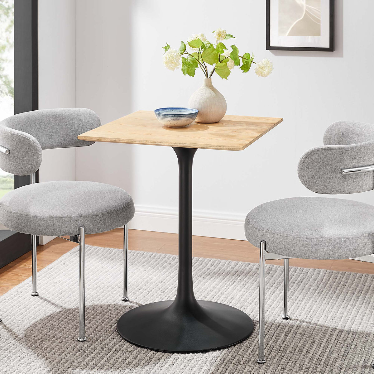 Lippa Square Wood Dining Table by Modway