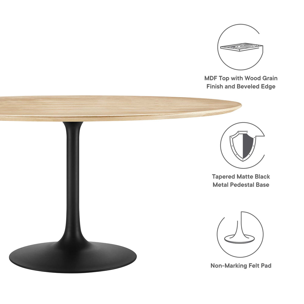 Lippa Round Wood Dining Table by Modway