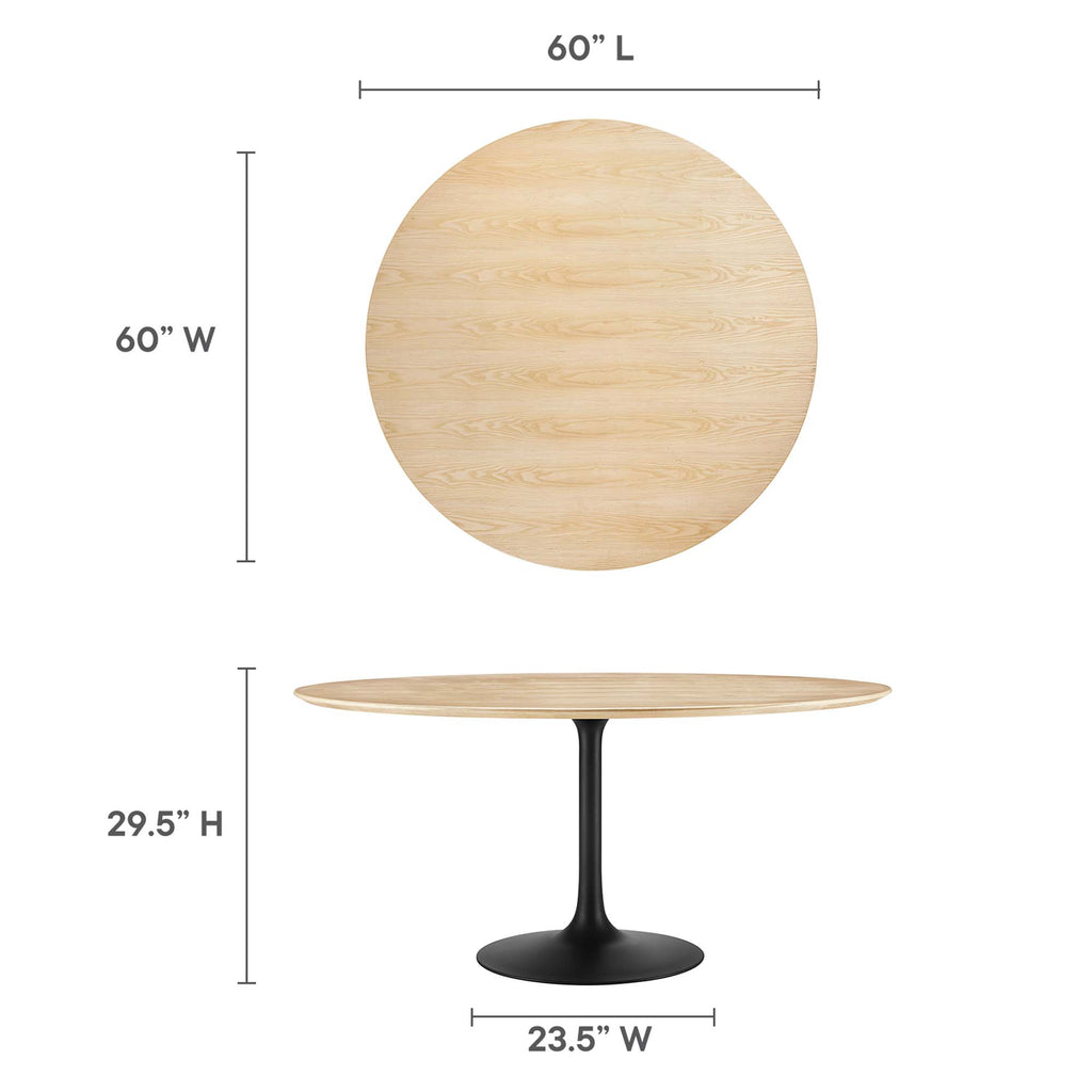 Lippa Round Wood Dining Table by Modway