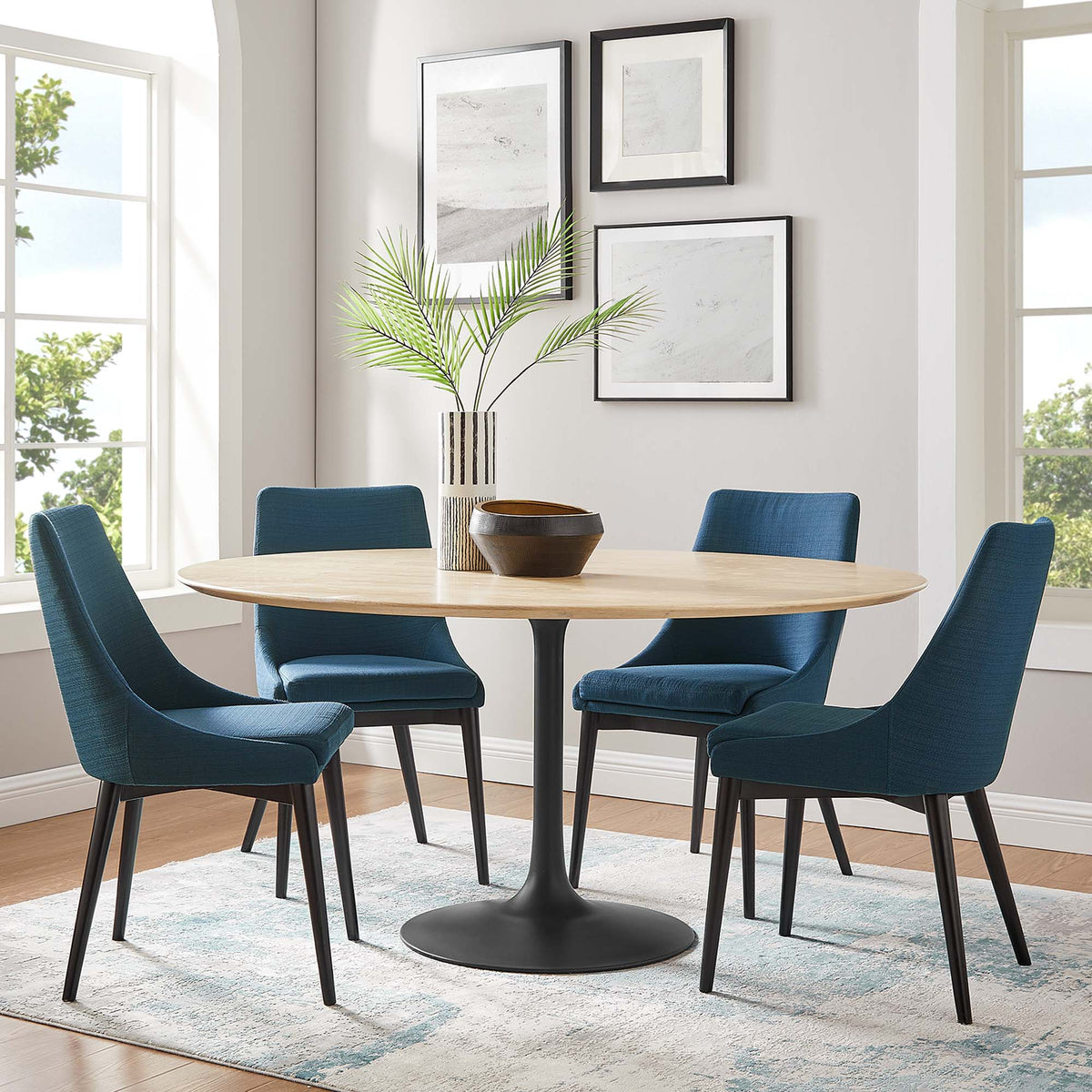 Lippa Round Wood Dining Table by Modway