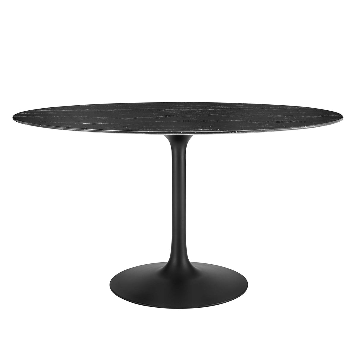 Lippa Oval Faux Marble Dining Table by Modway