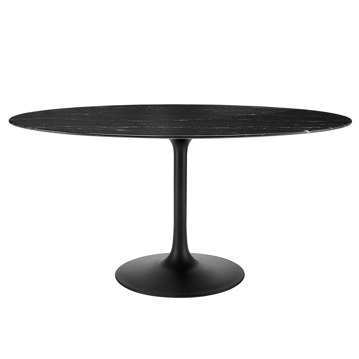 Lippa Oval Faux Marble Dining Table by Modway