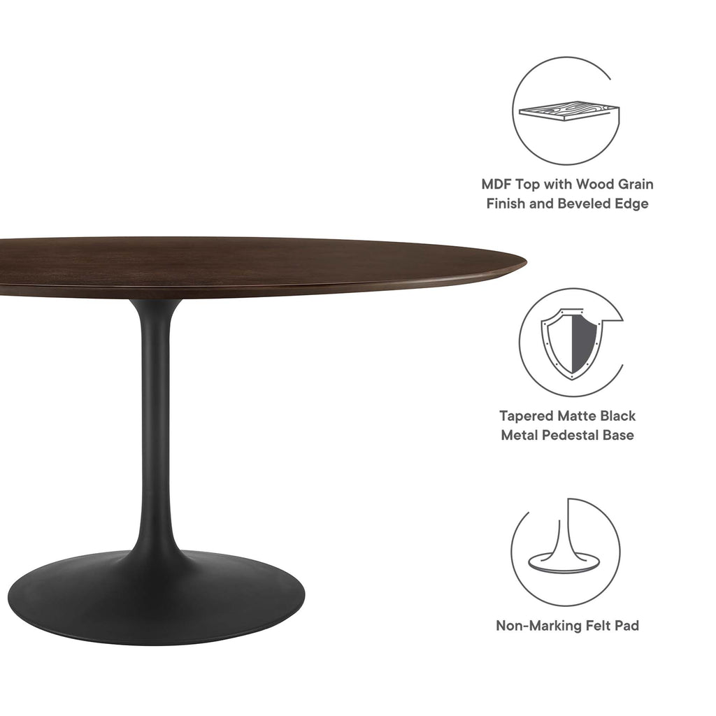 Lippa Oval Wood Dining Table by Modway