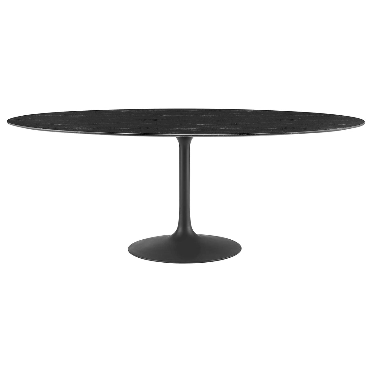 Lippa Oval Faux Marble Dining Table by Modway