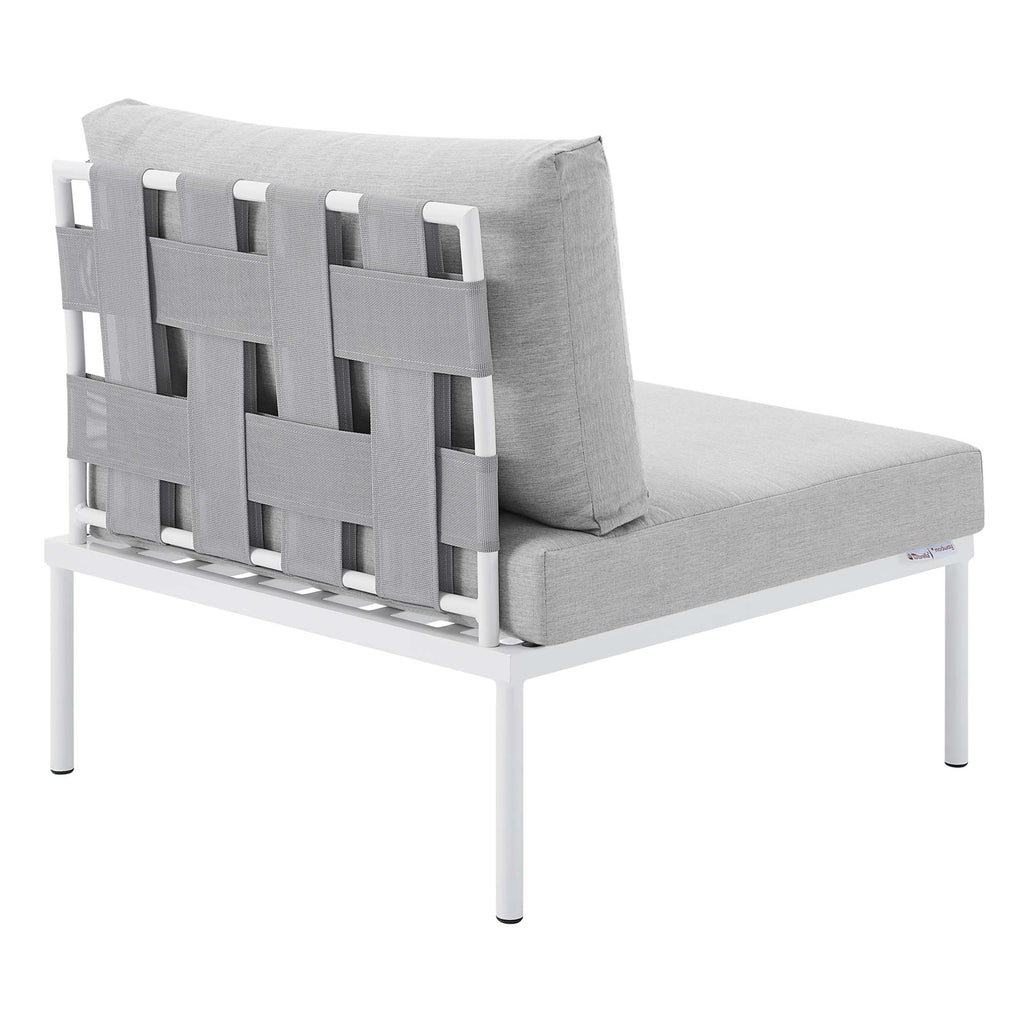 Harmony Sunbrella® Outdoor Patio Aluminum Armless Chair by Modway