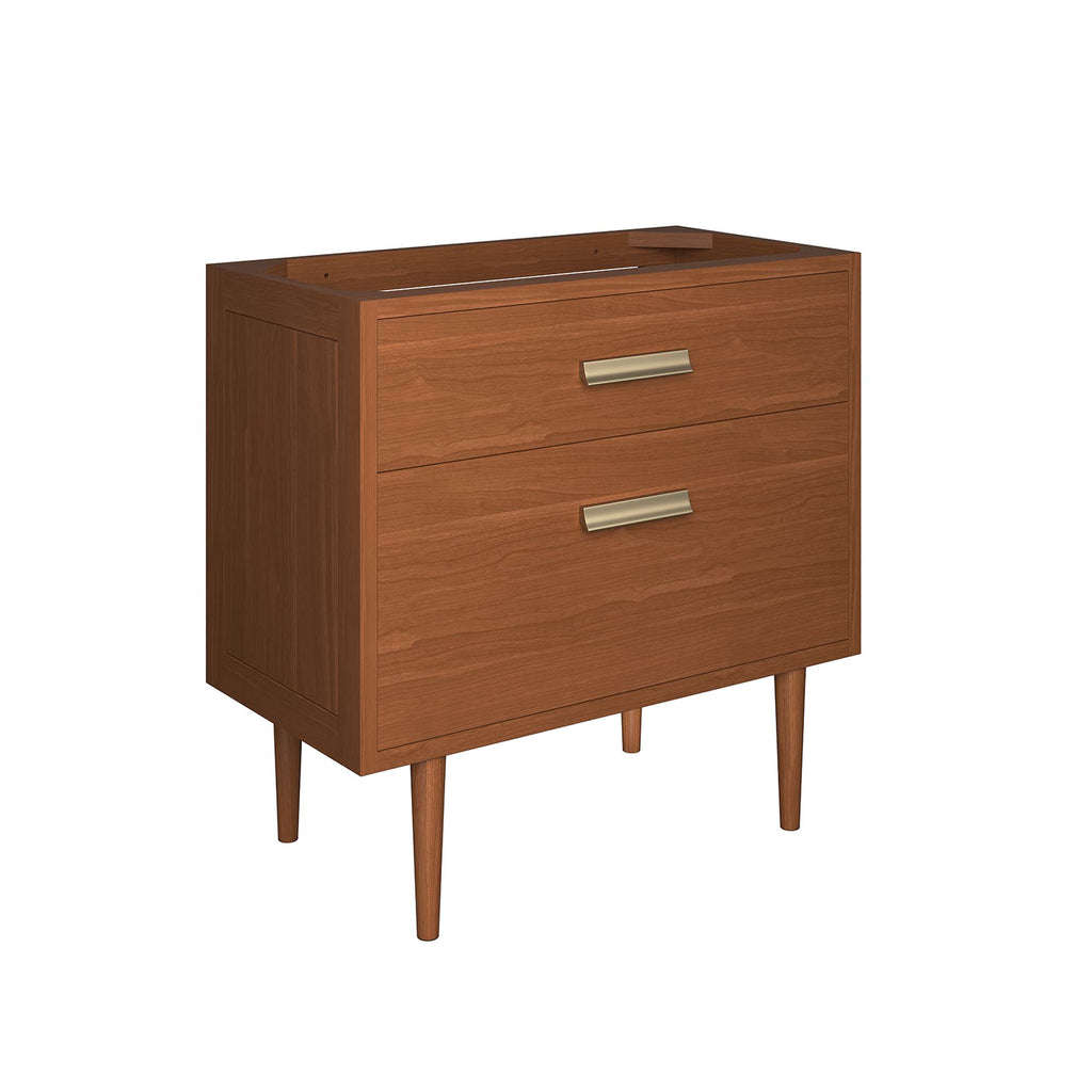 Cassia Teak Wood Bathroom Vanity Cabinet (Sink Basin Not Included) by Modway