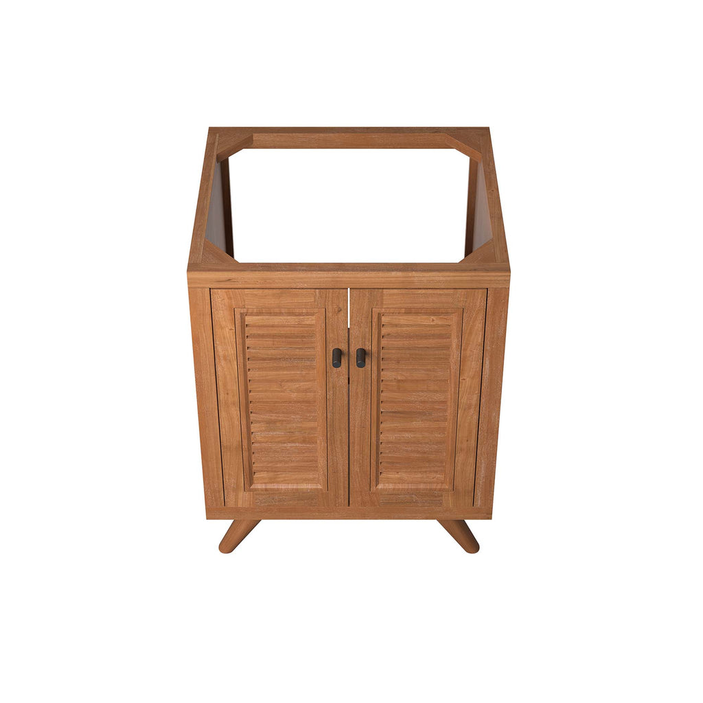 Birdie Teak Wood Bathroom Vanity Cabinet (Sink Basin Not Included) by Modway
