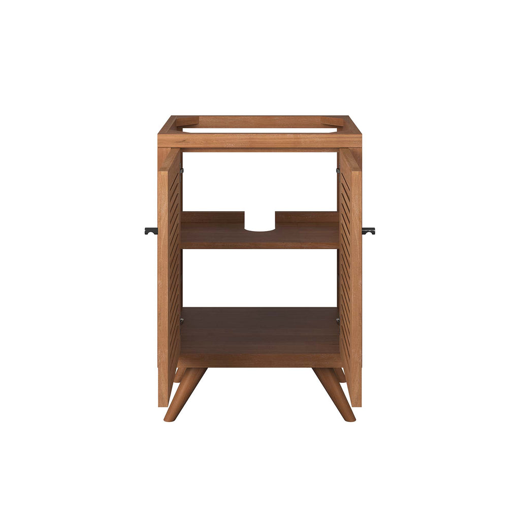 Birdie Teak Wood Bathroom Vanity Cabinet (Sink Basin Not Included) by Modway