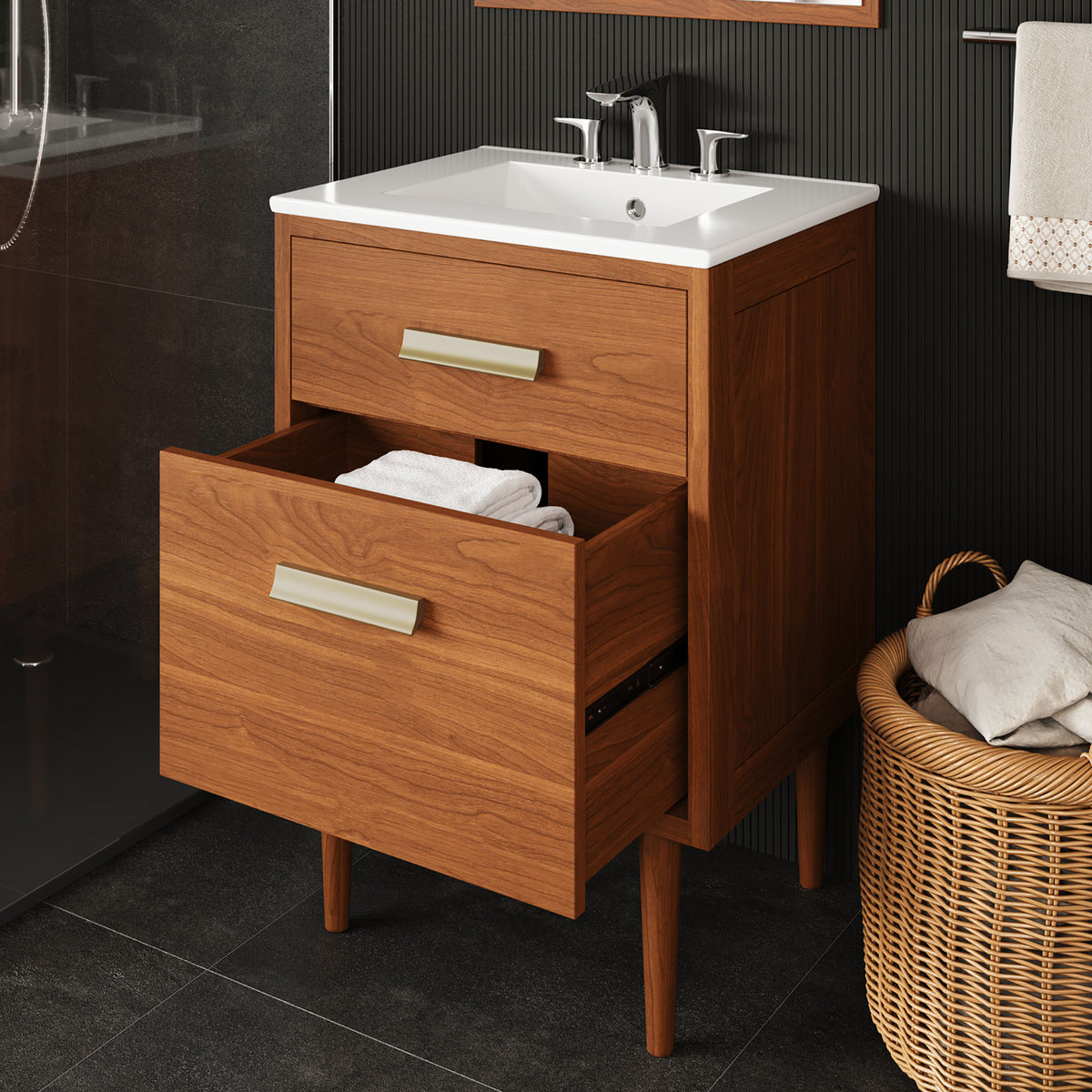 Cassia Bathroom Vanity by Modway