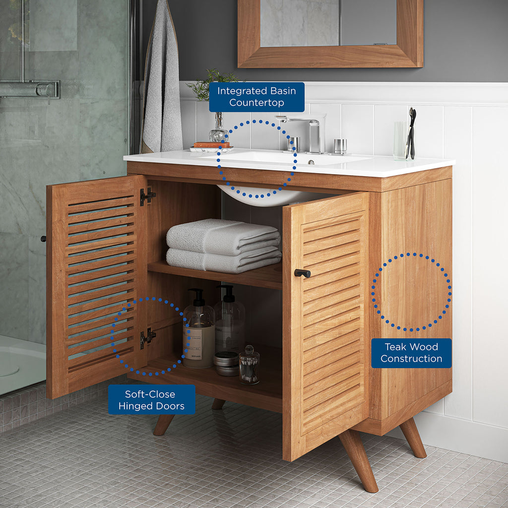 Birdie Bathroom Vanity by Modway