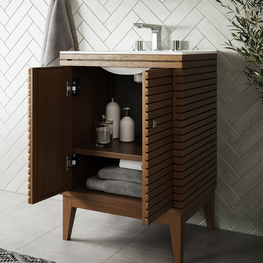 Ledger Bathroom Vanity by Modway