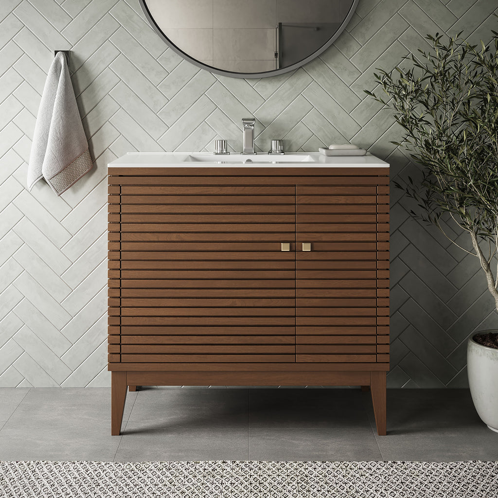 Ledger Bathroom Vanity by Modway
